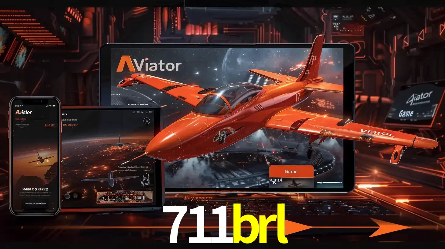 Apresentação tecnológica do jogo Aviator com um avião saindo da tela de um tablet, demonstrando a experiência imersiva em múltiplos dispositivos no 711brl.