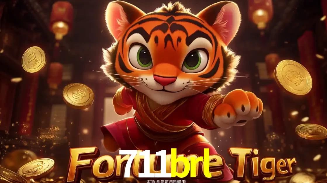O carismático mascote do jogo de slot Fortune Tiger, um tigre fofo em pose de artes marciais, pronto para trazer sorte e multiplicadores de ganhos no cassino online 711brl.