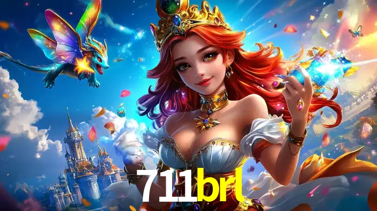 A princesa de um reino de fantasia mágico, com seu pequeno dragão, apresentando um mundo de prêmios encantados nos jogos de caça-níqueis do cassino 711brl.