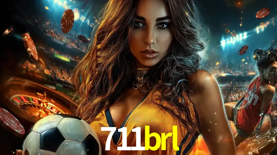 Mulher segurando uma bola de futebol em uma montagem que mistura a paixão esportiva com a emoção da roleta de cassino, tudo disponível na plataforma 711brl.